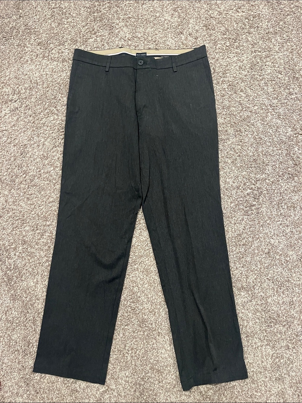 Dockers Men's Black Dress Pants - Sleek Straight Leg
